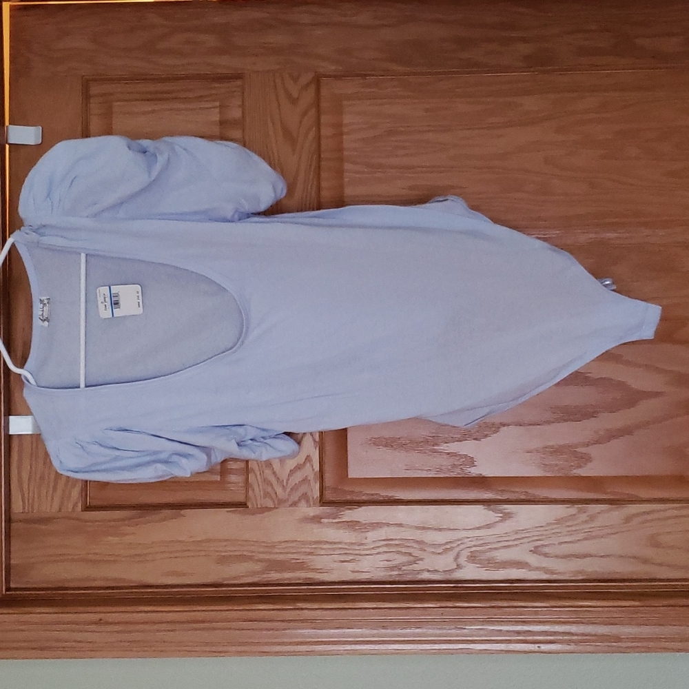 NWT Free People Puff Sleeve Bodysuit XL